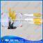 Handmade plastic banana shape handle ceramic kitchen knife