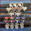 DIY 10mm inner width heart shaped slide charms factory direct wholesale zinc alloy accessories