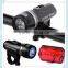 Super Bright Aluminum Alloy Led Bike Lights / Led Bicycle Light Sets