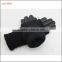 ladies winter leather hand gloves with knitting looping