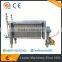 Leader low consumption plate frame and cardboard liquid products filter machine
