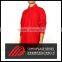 Red, yellow split color combination mens formal polo shirt for advertisement