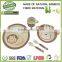 attractive bamboo fibre kids dinner set,monkey kids dinner set