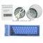 Portable 2.4G Wireless Keyboard Flexible Water Resistant Soft Silicone Mini Keyboard with USB Receiver for Tablet Computer