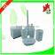 4pcs palstic bathroom accessory