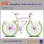 colorful 700C fixie gear bike/ Wholesale Price Track Bike/ cheap fixed gear bicycle/ flip flop hub H:50/54cm