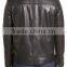 Dark brown genuine leather jacket