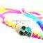 2015 Authentic Chunky Beads Charm Woven Paracord Bracelets