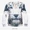 Unsex Withou Hood Sublimation Animal Crew Neck Sweatshirt