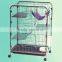 strong foldable metal cat cage and squirrel cage