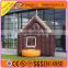 Hot selling inflatable house tent, inflatable log cabin tent house tent for sale