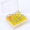 50pcs set coated diamond burrs, burr removal tools for glass, marble, rock or jewelry