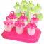 Reusable Popsicle Molds Ice Pop Molds Maker Set of 6,Green