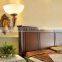 The Spanish style brass wall lights