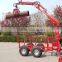 extension boom log crane