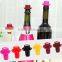 wholesales cheaper logo design silicone wine stopper
