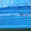 TEAR RESISTANT WATERPROOF PP /PE TARPAULIN BLUE COLOUR FINISHED STRIPED HEM 1 METER INTERVAL ANTI-AGING TRUCK-COVER ANTI-UV