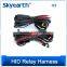 Automotive car hid and led harness wiring auto harness wire harness manufacturers
