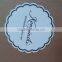 Promotional disposable 0.6mm coaster paper tissue(XM)