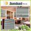 2 inch white faux wood blinds for windows , curtain and office blinds with valance