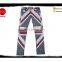 Latest fashion England flag men 's denim printed skinny boy pants male jeans pants factory