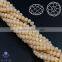 Cheap White 6MM Jade Material Rondelle Opaque Glass Bead made in YiwU China