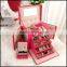 Provide high-grade pure portable large capacity leather jewelry bo jewelry bo bo custom cosmetic bo