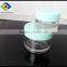 High quality colorful cap PETG cream jar, cosmetic clear container