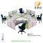 High grade melamine type four people dental workstation