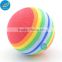 Colorful EVA Foam Balls Bouncy Rubber Ball 6.3cm diameter