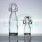 250ml glass beverage bottles with clip, clip cap water bottles