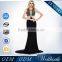Beading Hollow Out Mermaid Halter Black Sexy Long Evening Dresses Porn                        
                                                Quality Choice