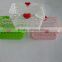 plastic soap basket for lovers,basket with heart