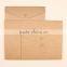 Custom size and logo file envelopes bag kraft tring tie envelope wholesale