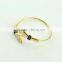 New style gold plated metal bracelet hand design gold cuff bangles