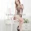 7024 Sexy Women Black Hollow Fishnet Open Crotch full Body stocking 2015