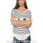 Stretch jersey 2015 new arrival hot selling short sleeve blouse women shirt model