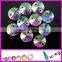 crystal ab rivolis sew on rhinestones flatback strass jewellry beads with holes
