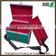 Portable green aluminum medical first aid case