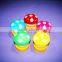 New design mixed colors touch mushroom night light