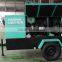 mobile diesel power screw portable towable air compressor