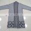 2017 new women jacquard long sleeves winter cardigan