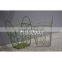 10 inches deep 100% handmade wire 2016 iron wire vegetable baskets
