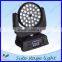 Manufacture supply 36pcs*10W RGBW 4in1 led moving head zoom