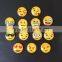 Wholesale DIY flat 12mm dome glass emoji cabochon earring accessory