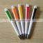 China Products Prices White Solid Color Barrel Full Color Printing Plastic Pen