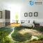 Vivid 3D pvc floor covering for indoor usage