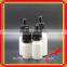 White glass bottle with child proof glass dropper bottle for 60ml glass dropper bottle