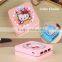 OEM/ODM Custom 5 color 6000 mah power bank charger