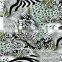 FDY printing with spandex jersey knit fabric